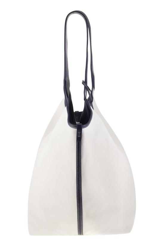 25SS 폴로 랄프로렌 토트백 428949865 006 WHITE BLUE - POLO RALPH LAUREN