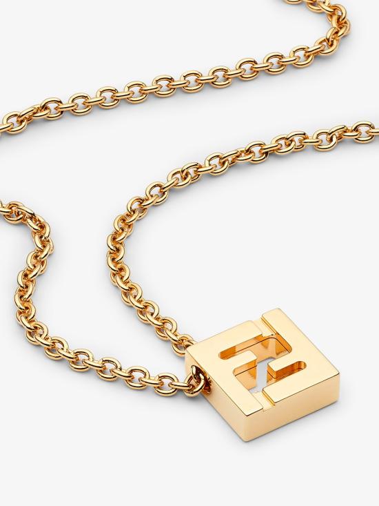 25FW 펜디 목걸이/팬던트 8AK891B08 F0CFK METALLIC - FENDI