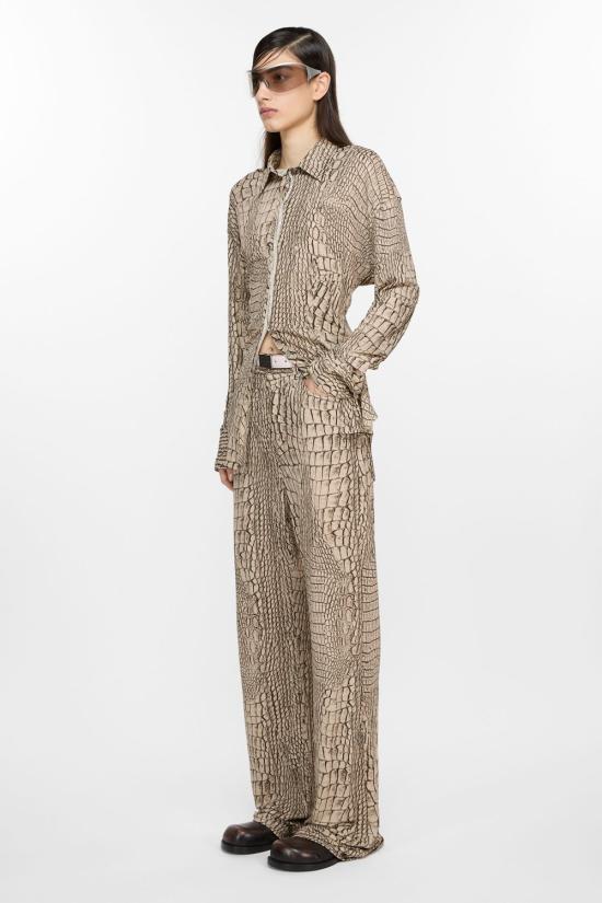 25SS 아크네 스튜디오 뮬/슬리퍼 AD0799AHB BROWN - ACNE STUDIOS