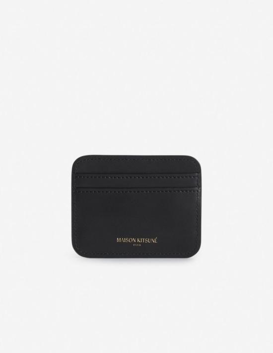 25SS 메종키츠네 가죽소품 OW05700LR0001P199 BLACK - MAISON KITSUNE