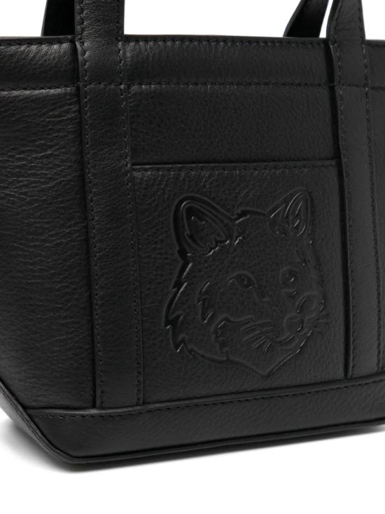 25SS 메종키츠네 토트백 OW05116LC0045P199 BLACK - MAISON KITSUNE