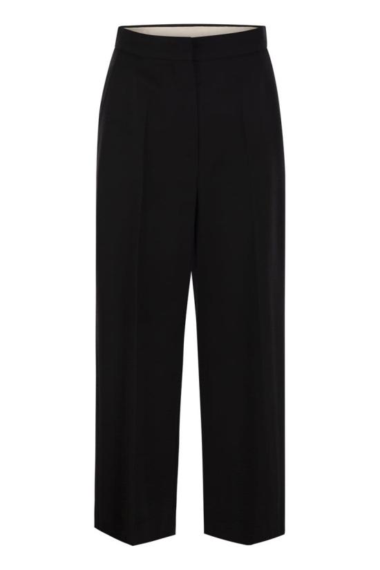 24FW 막스마라 스튜디오 스트레이트 팬츠 2426136102600 003 nero NERO