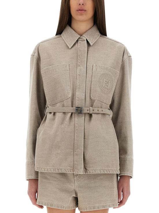 25SS 펜디 자켓 FLF677 ASMBF1RX9 GREY