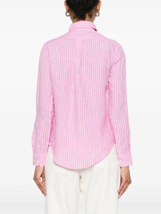 25SS 폴로 랄프로렌 블라우스 211970691001 PINK WHITE DOM - POLO RALPH LAUREN