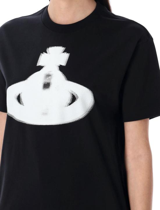 25SS 비비안웨스트우드 반팔 티셔츠 3G01003GJ001MN401 BLACK DOM - VIVIENNE WESTWOOD