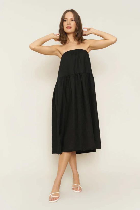  윔지 앤 로우 미디 스커트 Whimsy + Row 밀리 컨버터블 스커트 블랙 - WHIMSY & ROW