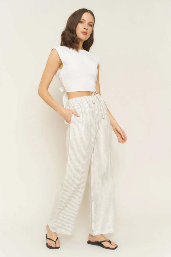  Whimsy + Row 크롭 팬츠 윔지 + 로우 키라 팬츠 스트라이프