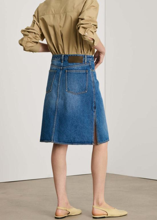  쉐르 데님 스커트 수르 엘린 스커트 블루 - SOEUR