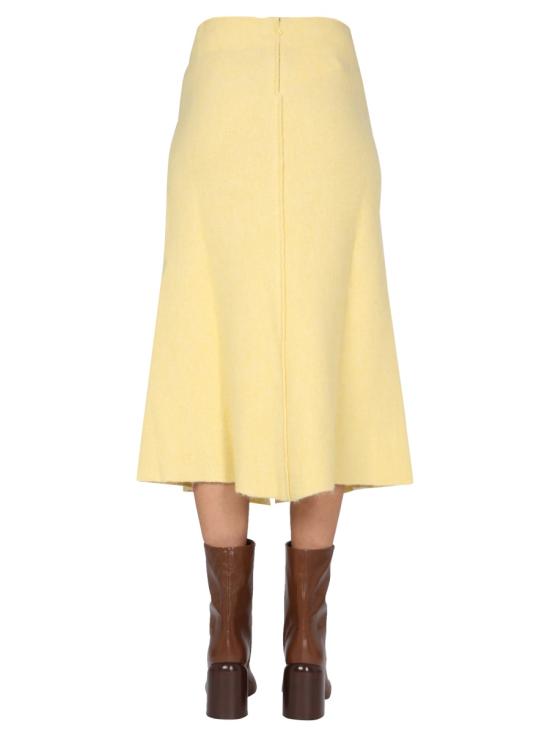  질샌더 스커트 JSWT751303 WTY21108730 YELLOW - JIL SANDER