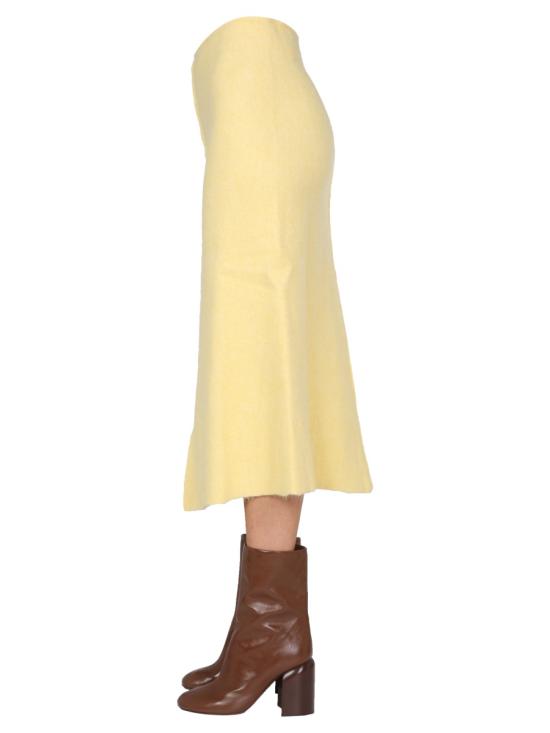  질샌더 스커트 JSWT751303 WTY21108730 YELLOW - JIL SANDER