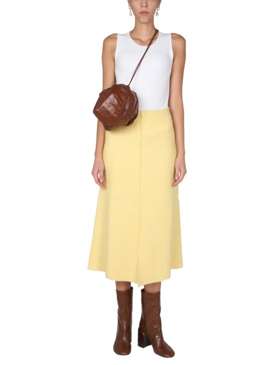  질샌더 스커트 JSWT751303 WTY21108730 YELLOW - JIL SANDER