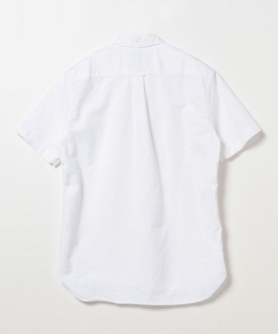  빔스 반팔 셔츠 플러스 B.D. 반팔 옥스포드  화이트 - BEAMS