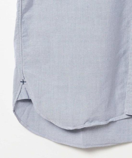  빔스 반팔 셔츠 플러스 B.D. 반팔 옥스포드  색소폰 - BEAMS