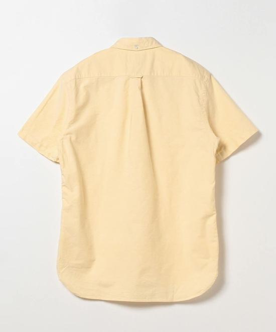 빔스 반팔 셔츠 플러스 B.D. 반팔 옥스포드  옐로우 - BEAMS