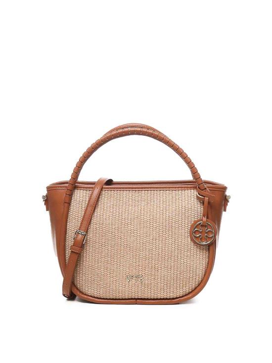 25SS 브이73 토트백 73BS90002FLAMINIANATURALECUOIO Brown