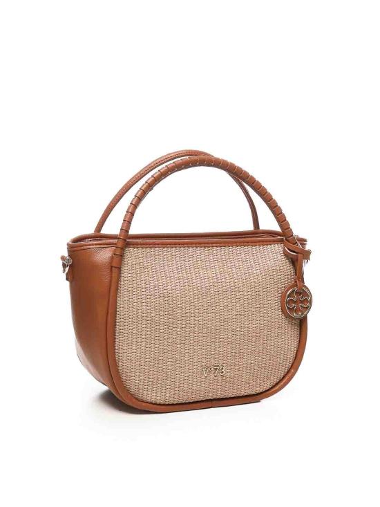 25SS 브이73 토트백 73BS90002FLAMINIANATURALECUOIO Brown - V73