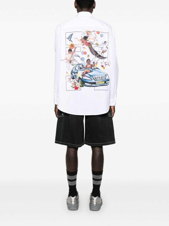  오프화이트 긴팔 셔츠 OMGE004S25FAB0040187 Multicolour - OFF WHITE
