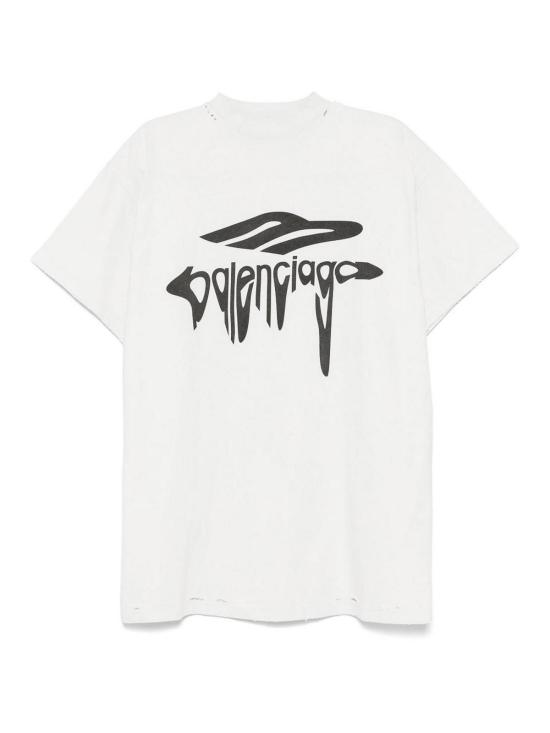  발렌시아가 3B 리퀴파이드 오버사이즈 티셔츠 787349TRVS89081 Grey