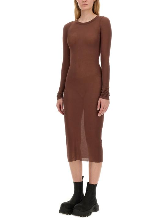 25SS 릭 오웬스 미디 원피스 RP02D3546 RC93 BROWN - RICK OWENS