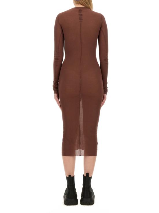 25SS 릭 오웬스 미디 원피스 RP02D3546 RC93 BROWN - RICK OWENS