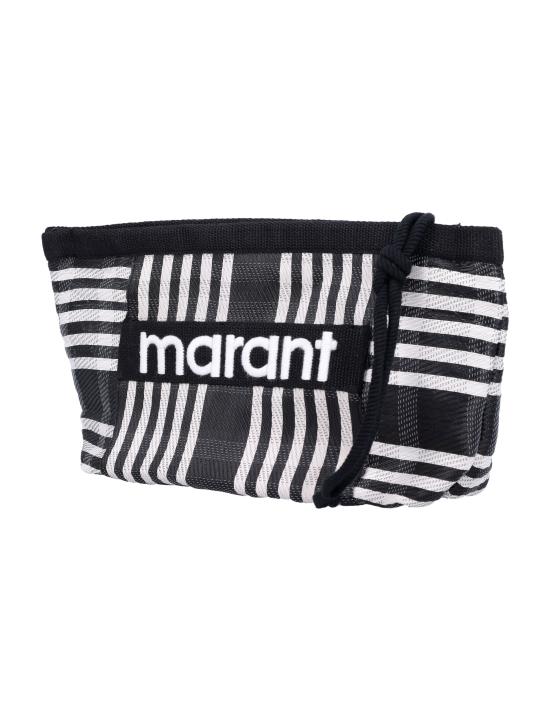 25SS 이자벨마랑 클러치/파우치 PO0001FAA1X17MBKWH BLACK WHITE DOM - ISABEL MARANT