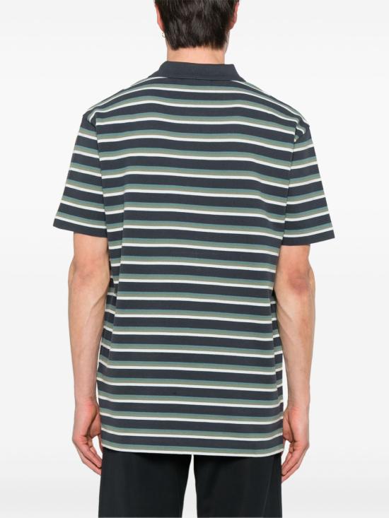  메종키츠네 폴로 티셔츠 OM00209KJ7010P476 INK BLUE DOM - MAISON KITSUNE