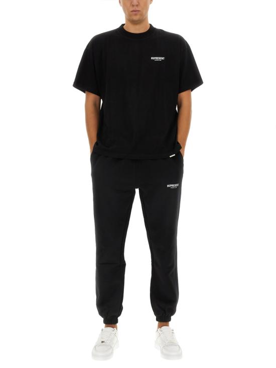 26SS 리프레젠트 트레이닝/조거 팬츠 OCM41116001 BLACK DOM - REPRESENT