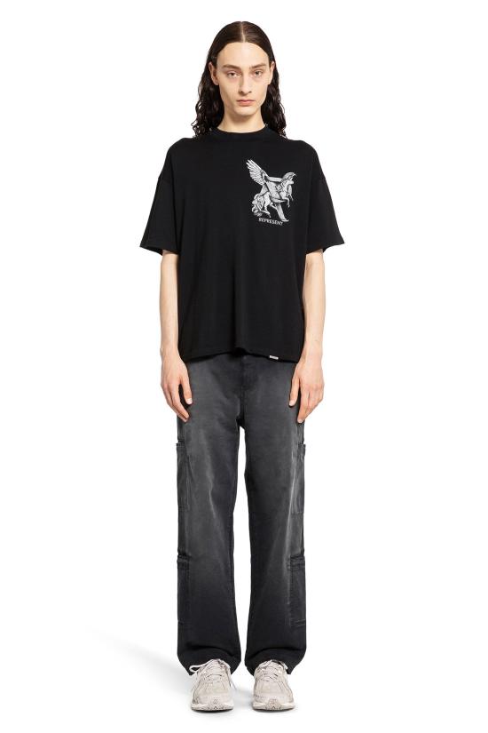  리프레젠트 반팔 티셔츠 MLM4106601 BLACK DOM - REPRESENT