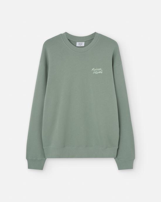  메종키츠네 긴팔 티셔츠 MM00315KM0321 0078 VERT DE GRIS DOM