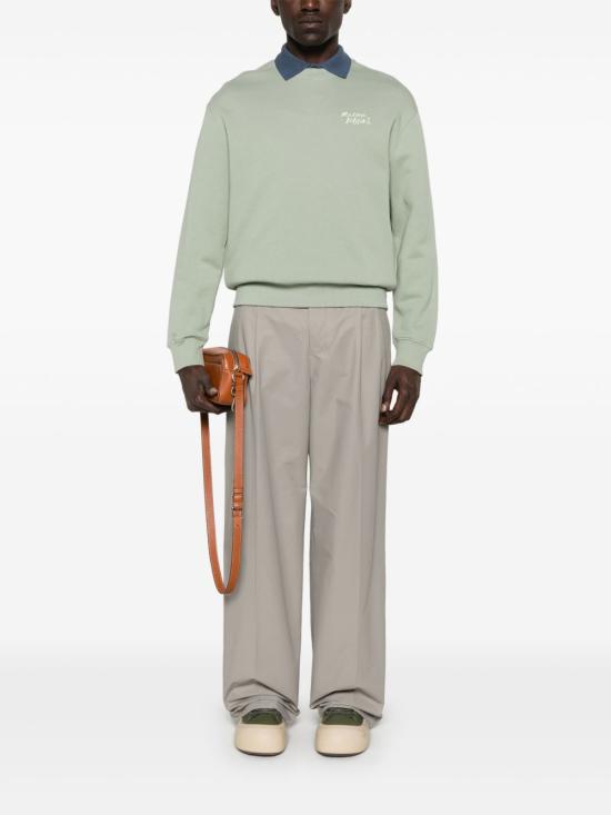  메종키츠네 긴팔 티셔츠 MM00315KM0321 0078 VERT DE GRIS DOM - MAISON KITSUNE