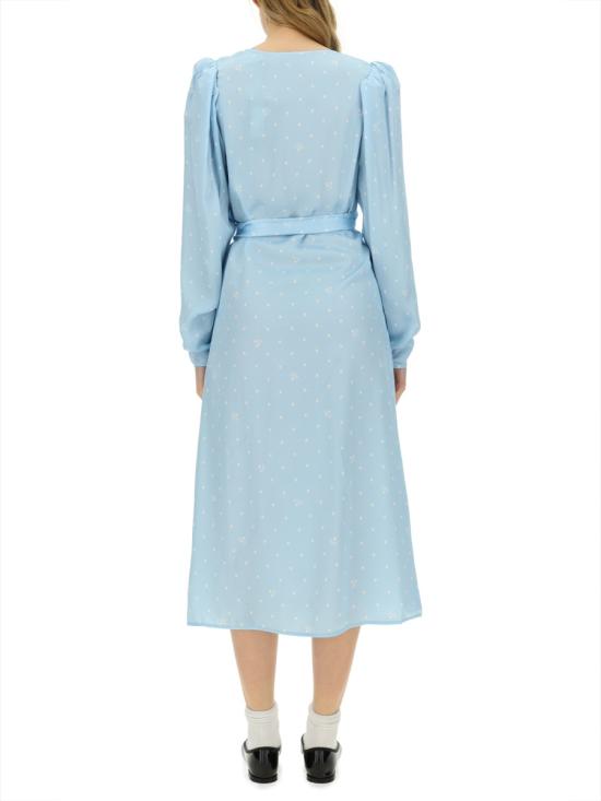24FW 로테이트 바이 크리스텐슨 미디 원피스 1125672961 BCR15372961 BLUE - ROTATE BY BIRGERCHRISTENSEN