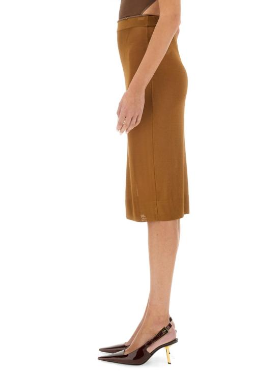 25SS 생로랑 미디 스커트 811119 Y75YK2520 BEIGE - SAINT LAURENT