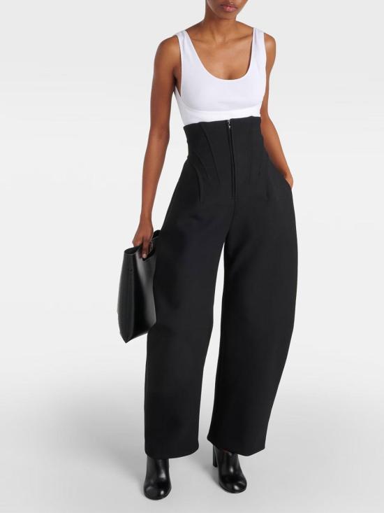 24FW 알라이아 바디수트 티셔츠 AA9B00575J045000 White - ALAIA