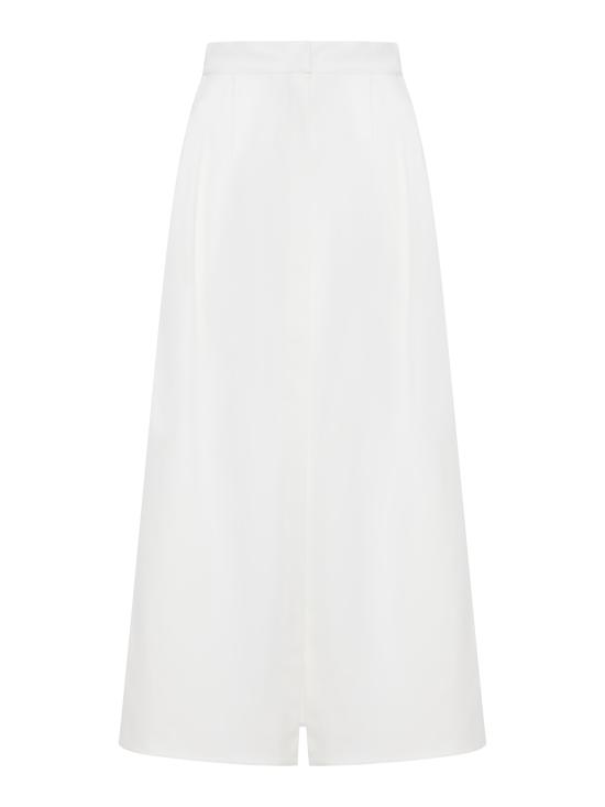 25SS 막스마라 롱 스커트 2511101343600001 OPTIC WHITE White