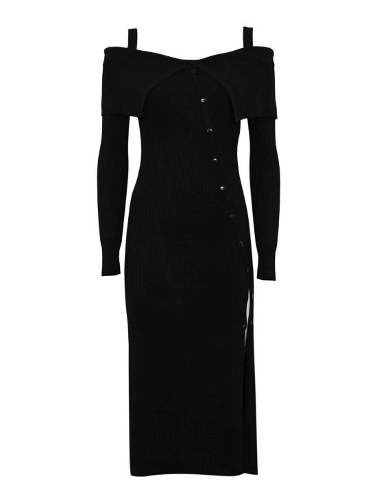 25SS 트윈셋 미디 스커트 251TP303000006 Black