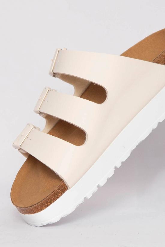 25SS 버켄스탁 플로리다 비건 플렉스 플랫폼 1029751 EGGSHELL Beige - BIRKENSTOCK