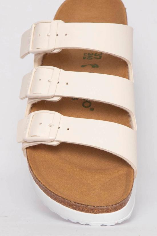 25SS 버켄스탁 플로리다 비건 플렉스 플랫폼 1029751 EGGSHELL Beige - BIRKENSTOCK