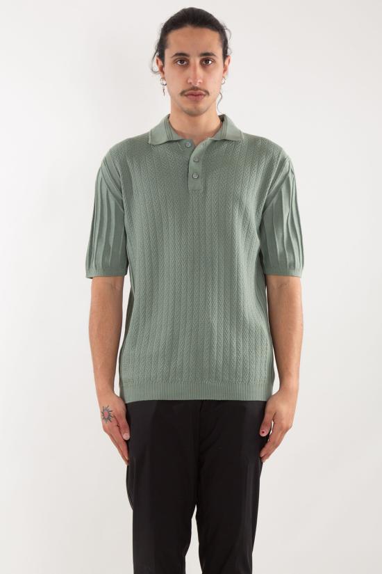 25SS 다니엘피에솔리 폴로 티셔츠 DF0365 44 Green