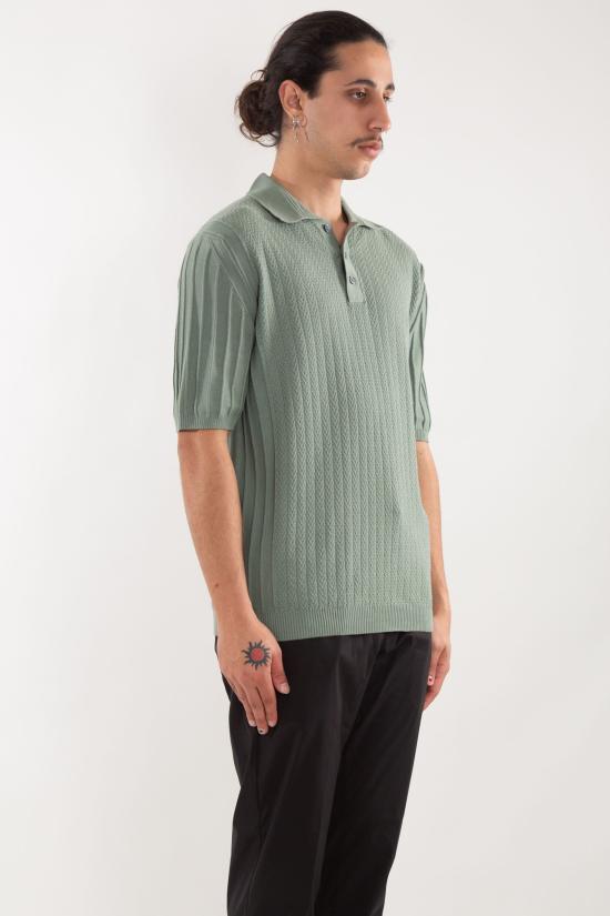 25SS 다니엘피에솔리 폴로 티셔츠 DF0365 44 Green - DANIELE FIESOLI