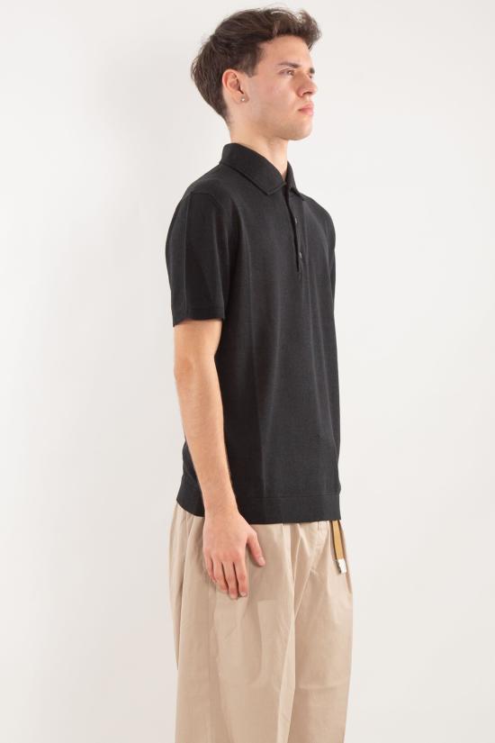 25SS 다니엘피에솔리 반팔 티셔츠 SE1112 13 Black - DANIELE FIESOLI