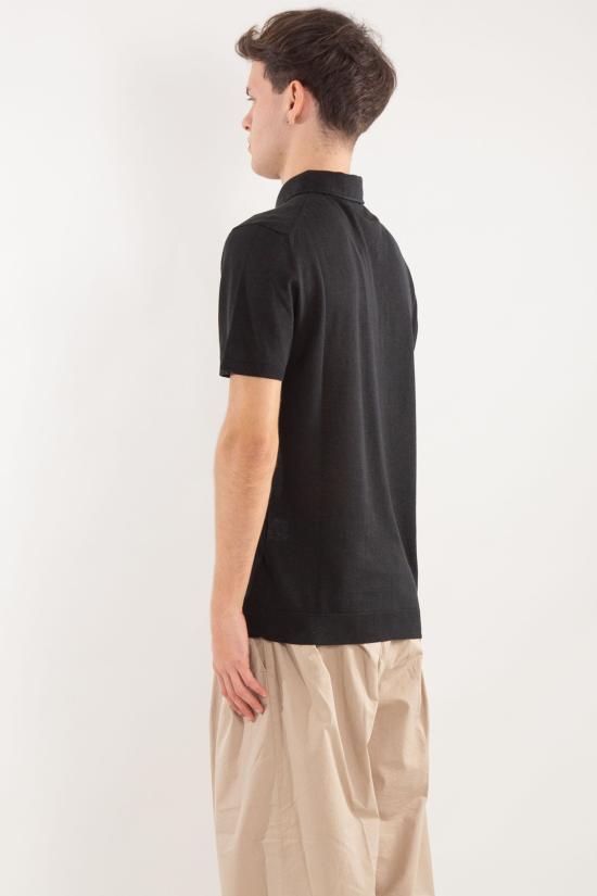 25SS 다니엘피에솔리 반팔 티셔츠 SE1112 13 Black - DANIELE FIESOLI
