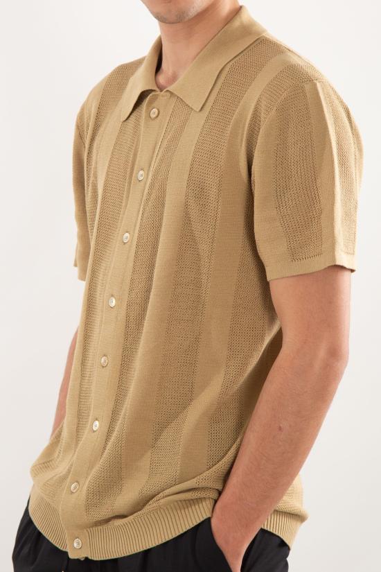 25SS 다니엘피에솔리 반팔 셔츠 DF0396 37 Brown - DANIELE FIESOLI