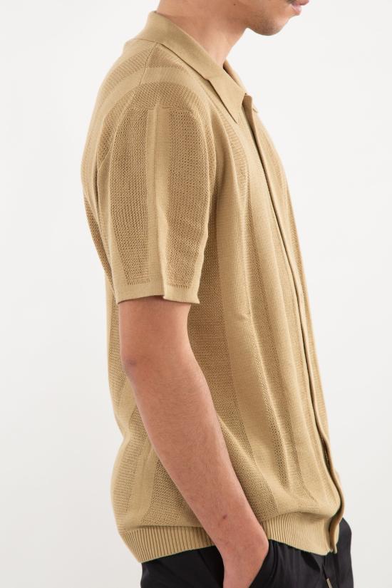 25SS 다니엘피에솔리 반팔 셔츠 DF0396 37 Brown - DANIELE FIESOLI