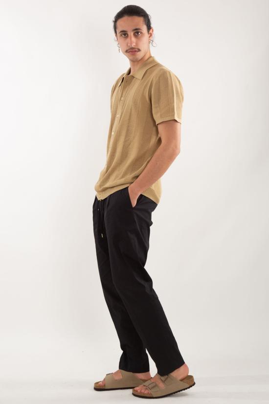 25SS 다니엘피에솔리 반팔 셔츠 DF0396 37 Brown - DANIELE FIESOLI