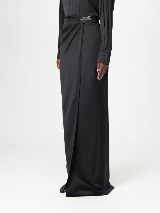 25FW 톰포드 롱 스커트 GC5799FAX1512 LB999 Black - TOMFORD