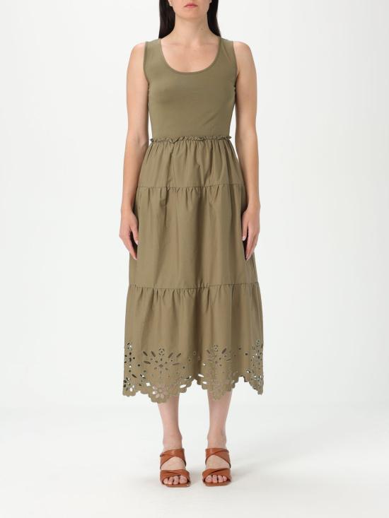 25SS 리우조 롱 원피스 WA5166T4853 X0680 Green