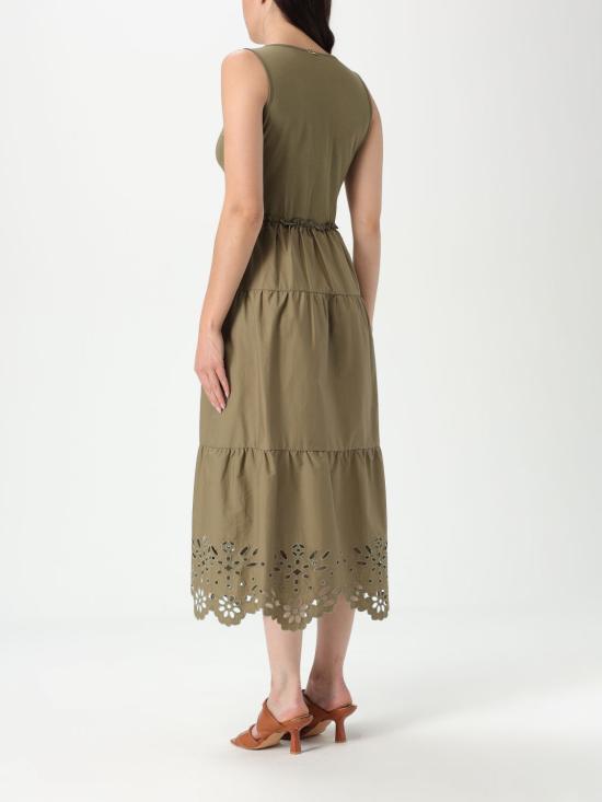 25SS 리우조 롱 원피스 WA5166T4853 X0680 Green - LIU JO