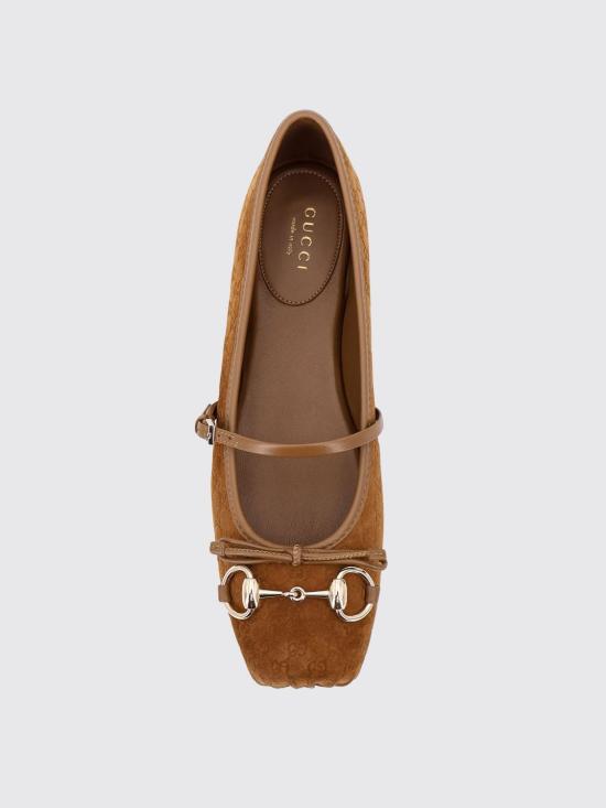 25SS 구찌 플랫 슈즈 814413AAEEN 2808 Brown - GUCCI