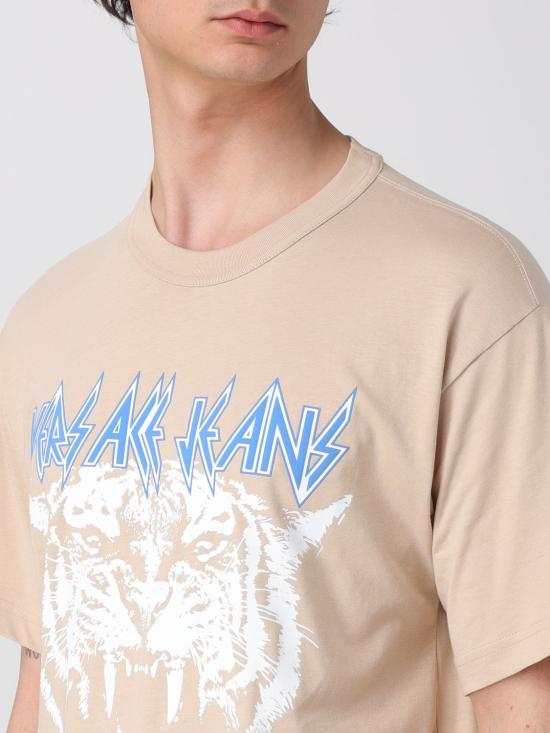 25SS 베르사체 반팔 티셔츠 78GAHT06CJ00T 727 Safari - VERSACE