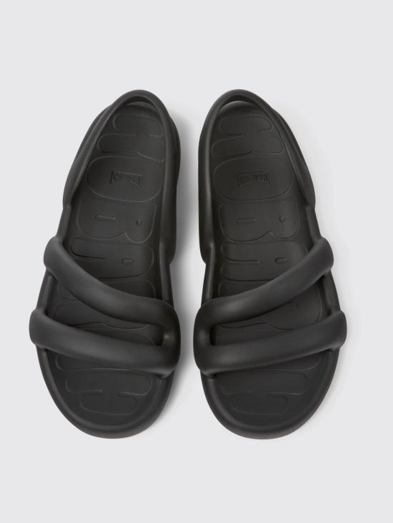 25SS 캠퍼 샌들 K101079 001 KOBARAH FLAT WIDE 0 Black - CAMPER